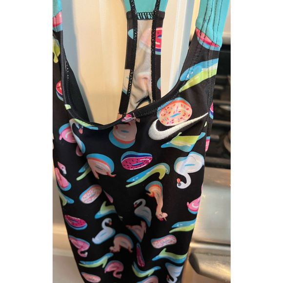Nike Kids Pool Party Racerback One-Piece Swimsuit L10701 Size Large (12-13 YRS) - Picture 5 of 6